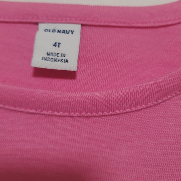 NWT Old Navy Pink Dress with Ruffled Sleeve - Picture 4 of 4